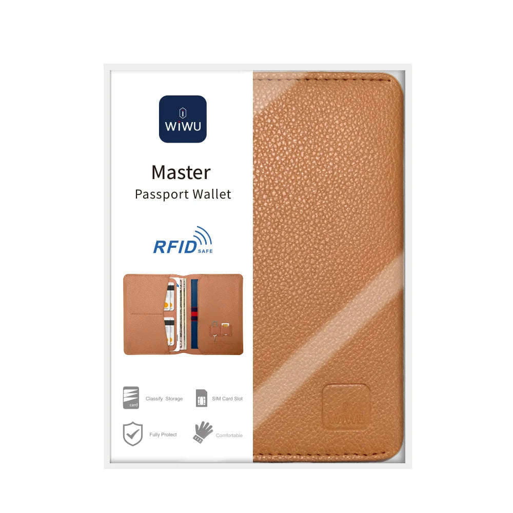 Сумка Wiwu Master Passport Wallet — Black