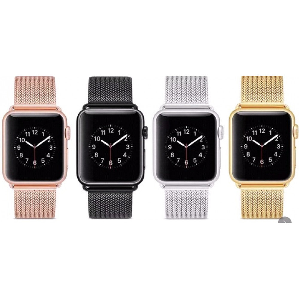Ремінець Mesh Steel Design Apple Watch 42 mm 44 mm 45 mm 49 mm Rose Gold