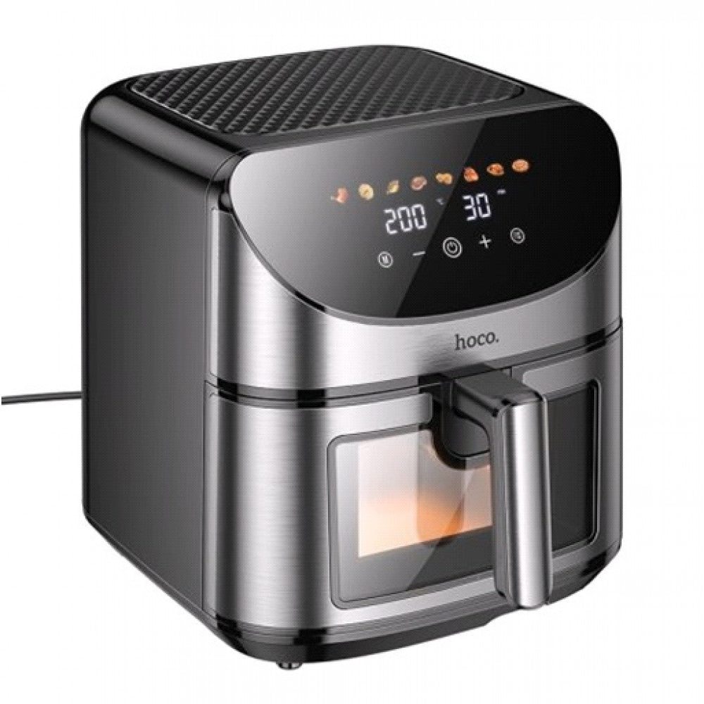 Аэрофритюрница Hoco HE21 8L air fryer with touch screen and window(EU)