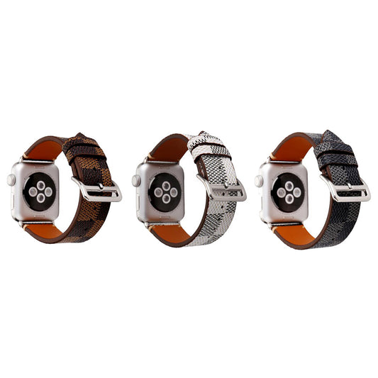 Reminets Leather Series Apple Grid – Apple Watch 38 mm | 40 mm | 41 mm - Design 01