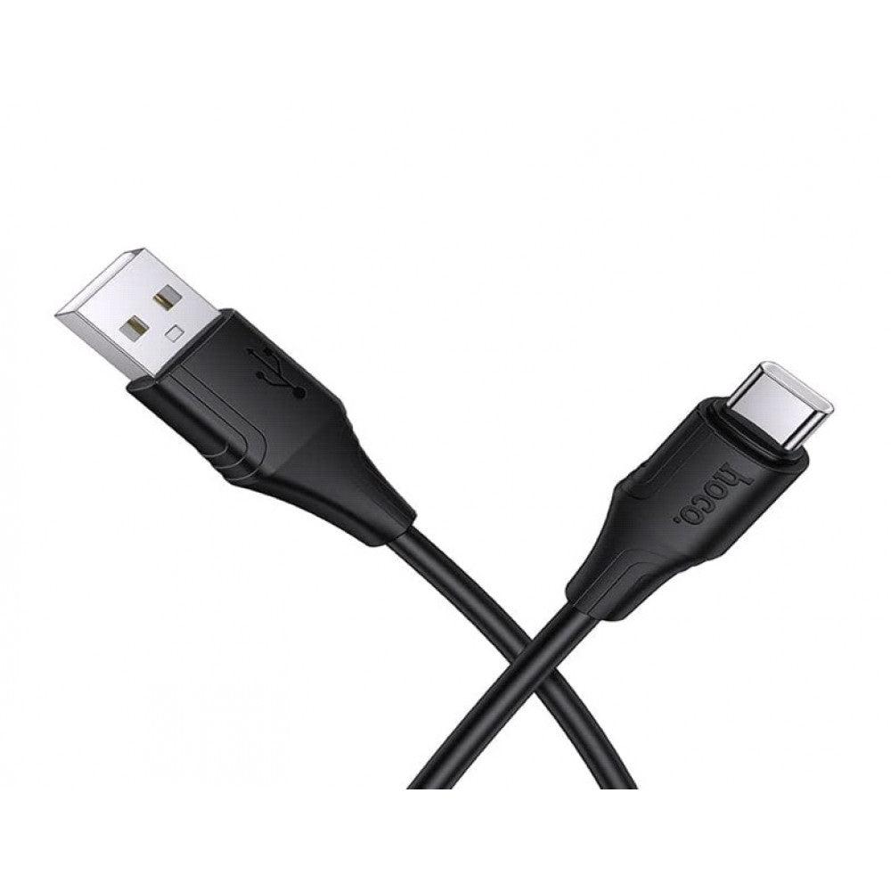 Кабель USB C 2.4A (1m) Hoco X124 — Black