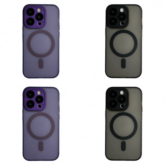 Cover Cases Protective camera Matte Case with MagSafe iPhone 14 Pro - Black