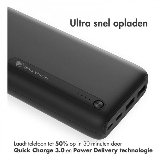 Power Bank 27000 мАч | PD20W — Imoshion — Розовый