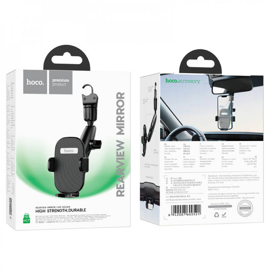 Car Holder Hoco H17 Waves rearview mirror – black