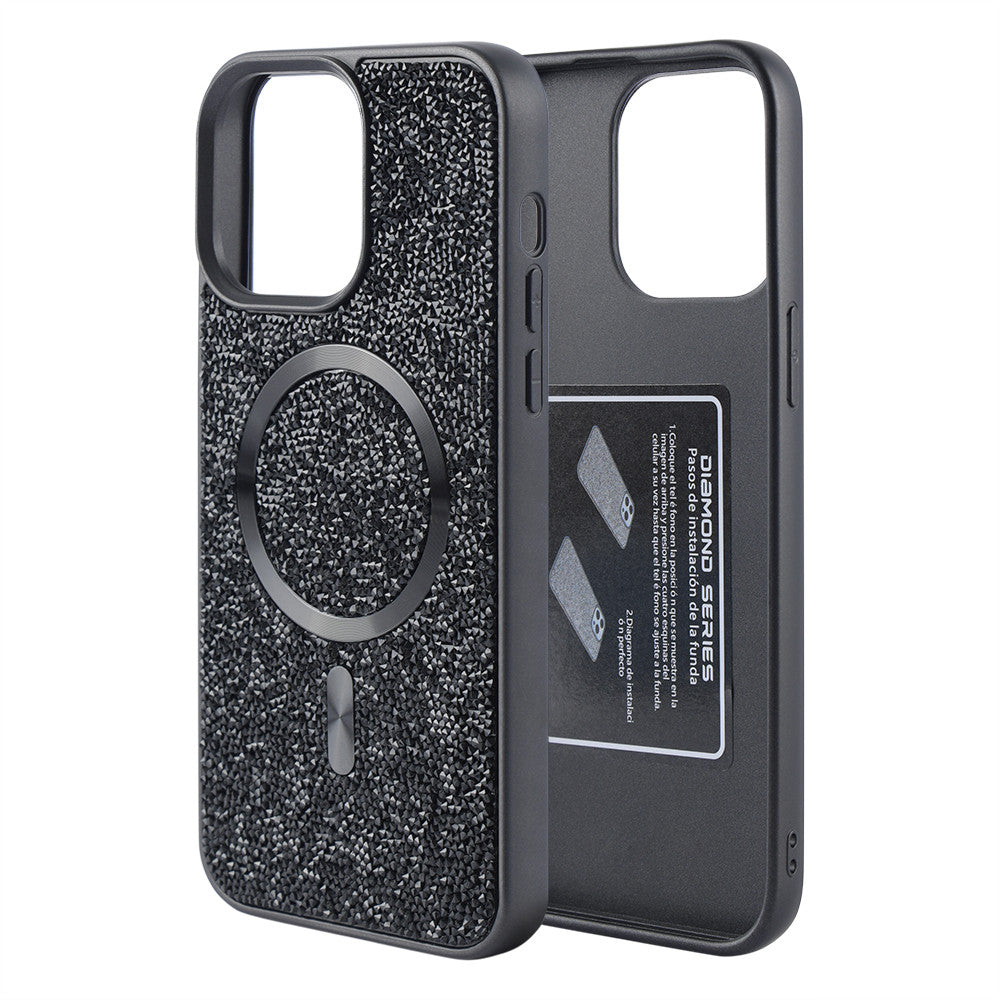 Накладка Чехлы Swarovski Case with MagSafe iPhone 17 Pro — Black