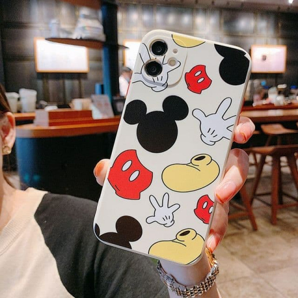 Silicone Cool Cartoon Mouse TPU Case — iPhone 13 Pro 6.1" — Design 4