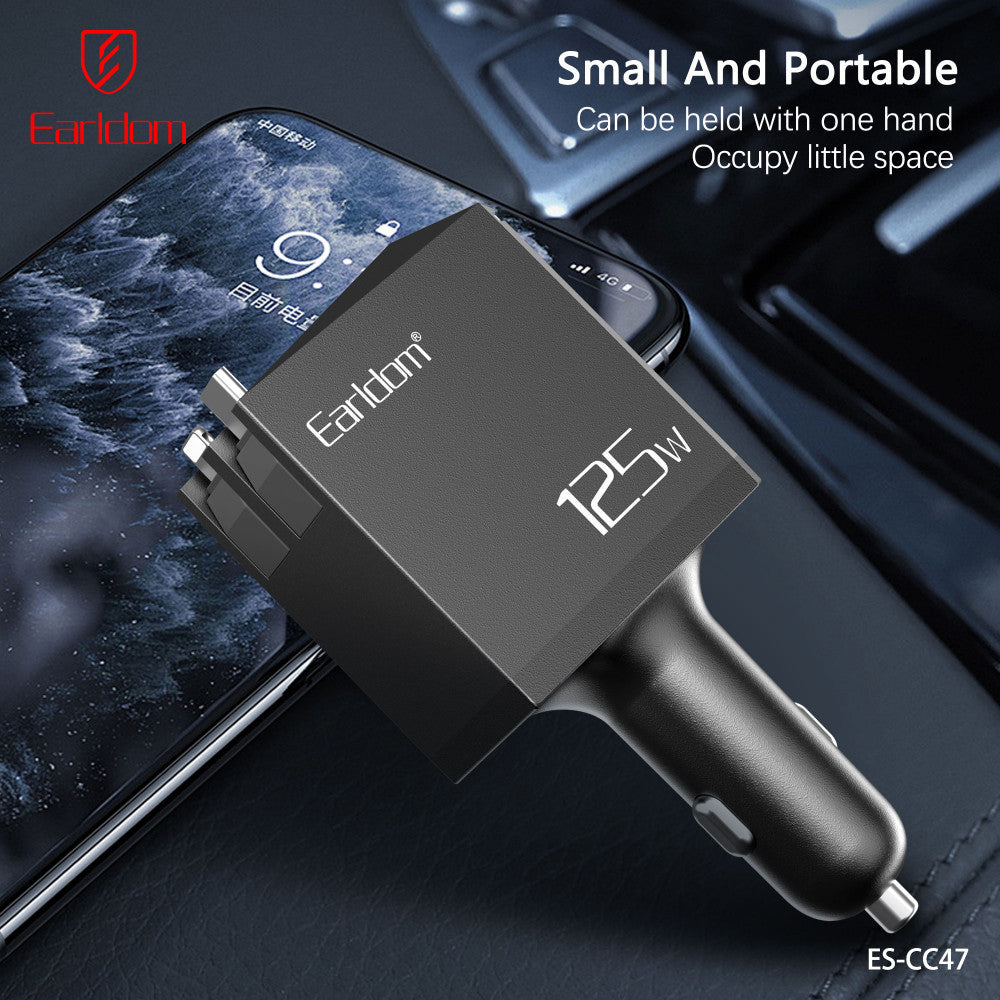Car Charger 2.4A 1U 1C Earldom ES-CC47