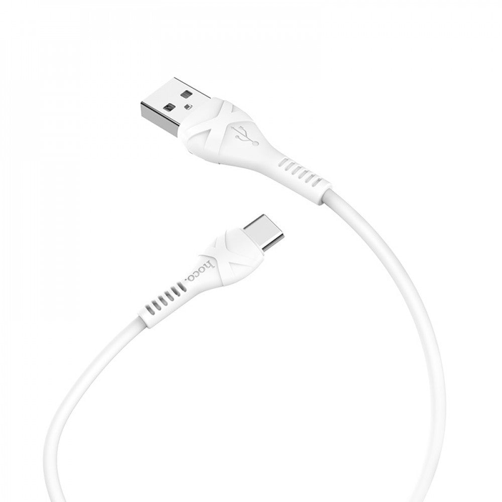 USB C cable 3A (1m) Hoco X37 – White