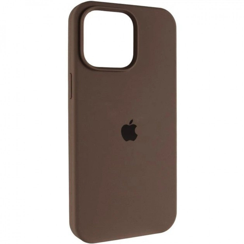 Original Silicone Case Full Size iPhone 14 Pro Max 6.7" ā New Brown (80)