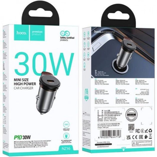 Car Charger | 30W | PD — Hoco NZ16