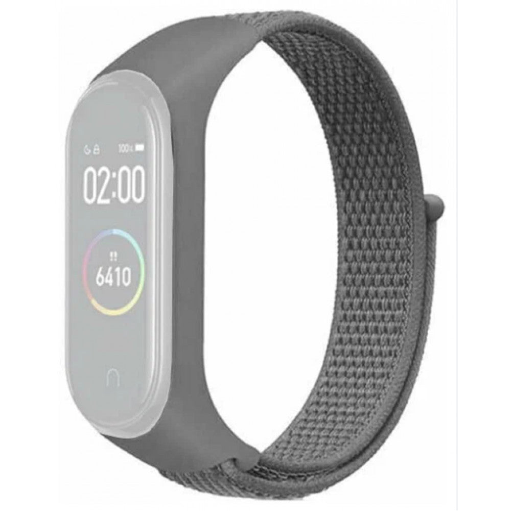 Ремінець Nylon Xiaomi Mi Band 5 6 7 — Grey