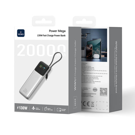 Power Bank 20000 mAh | 130W — WiWU PM301