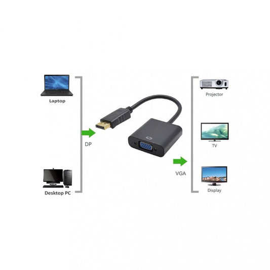 Adapter DP - VGA Black