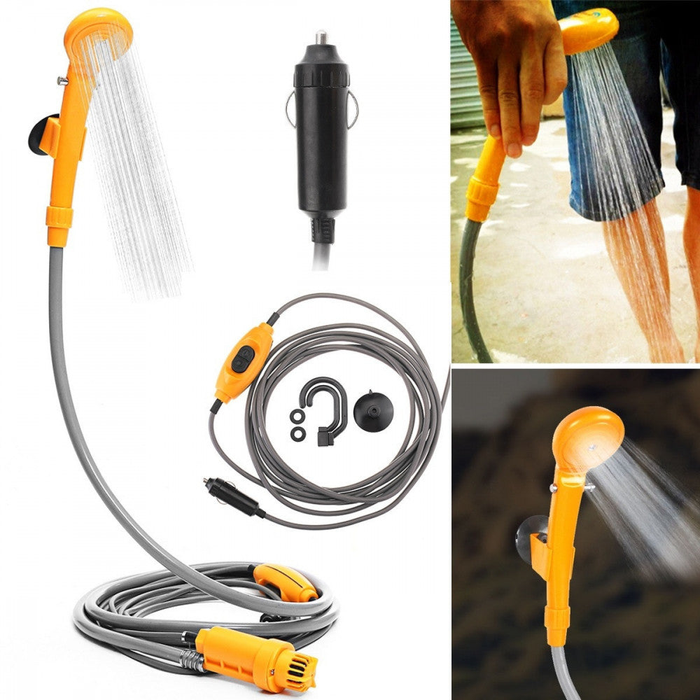 Автомобильный душ от прикуривателя летний туристический автодуш 12V UKC Automobile Shower Set