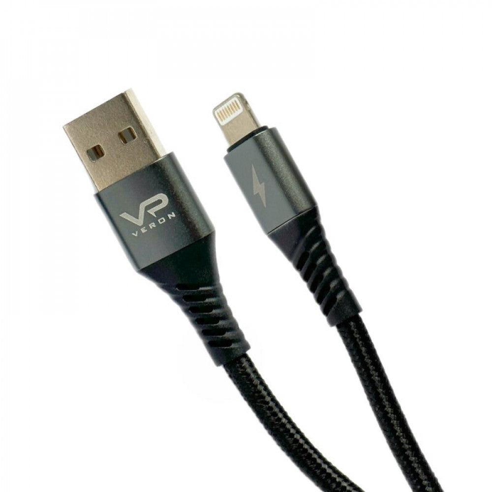 Lightning cable 2.4A (0.25m) Veron NL09 Nylon