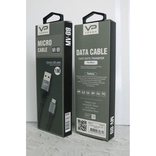 Cable Micro 2.4A (3m) Veron NM09 Nylon