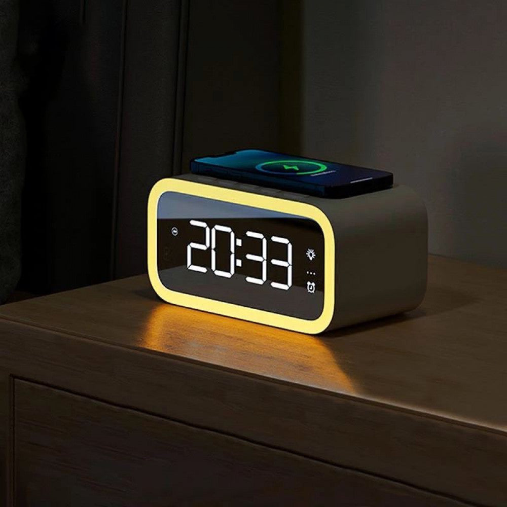 Wireless Charger + Alarm Clock - WiWU Wi-W015