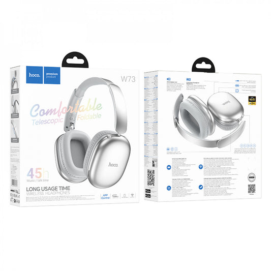 Навушники Bluetooth Hoco W73 Graceful — Silver