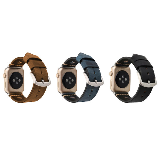 Reminets Leather Series Ancient – Apple Watch 38 mm | 40 mm | 41 mm - Dark Blue