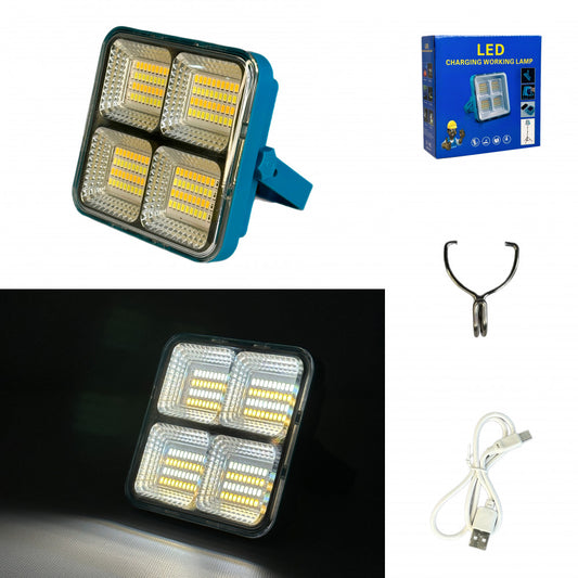 LED Floodlight with Battery 5000 mah LED Lamp
