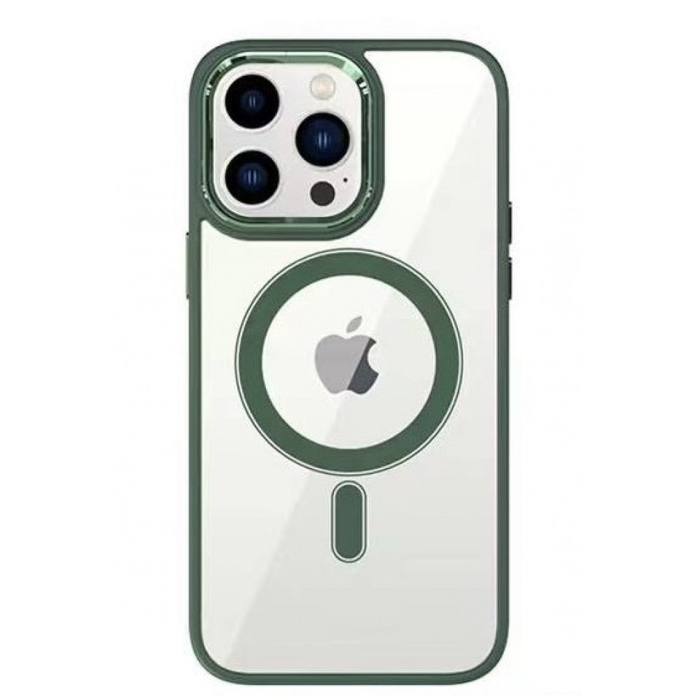 Color Clear Case with MagSafe iPhone 11 — Plum Red