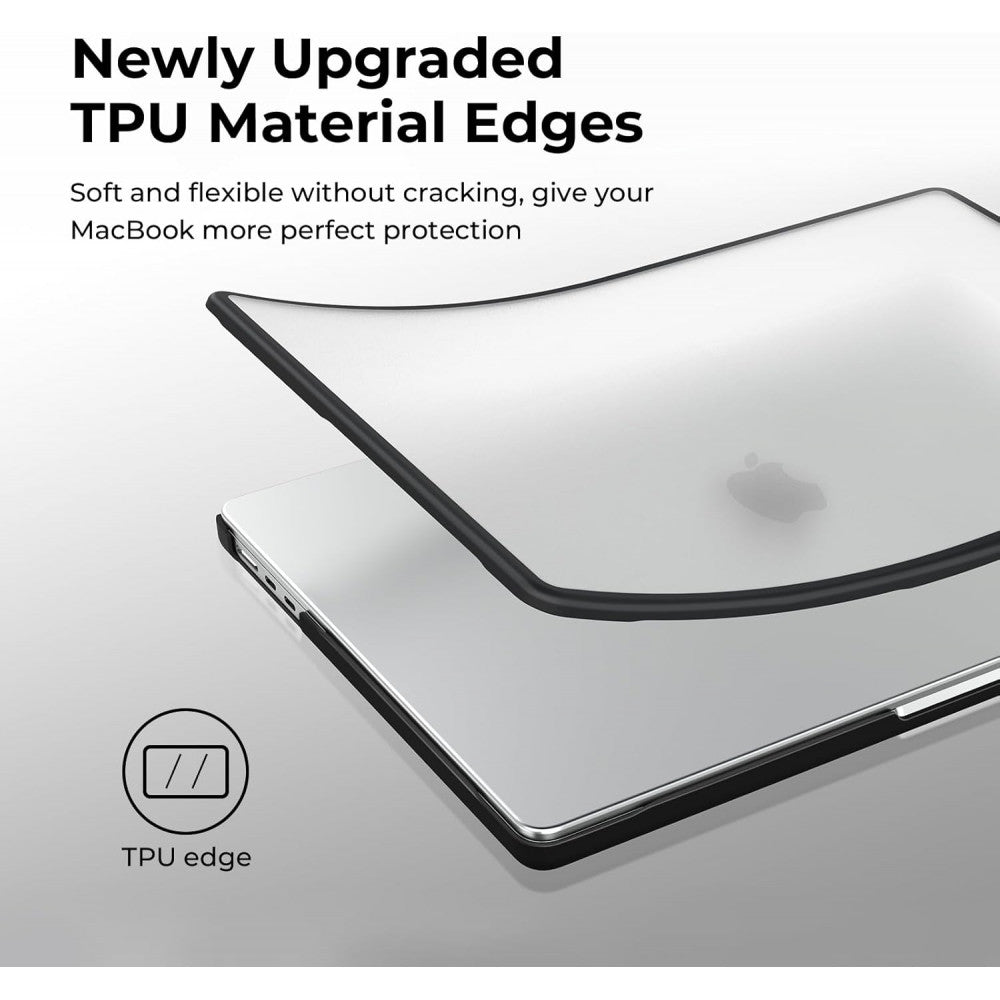 TPU+PC HardShell Case MacBook Pro 16.2" A2485 — Gray