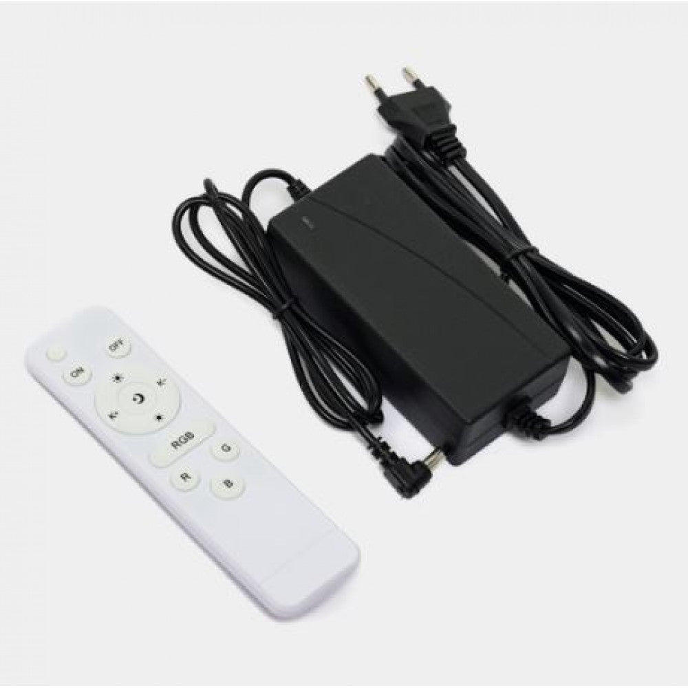 RGB LED lamp CS-2600, with the ability to change colors, on remote control, round