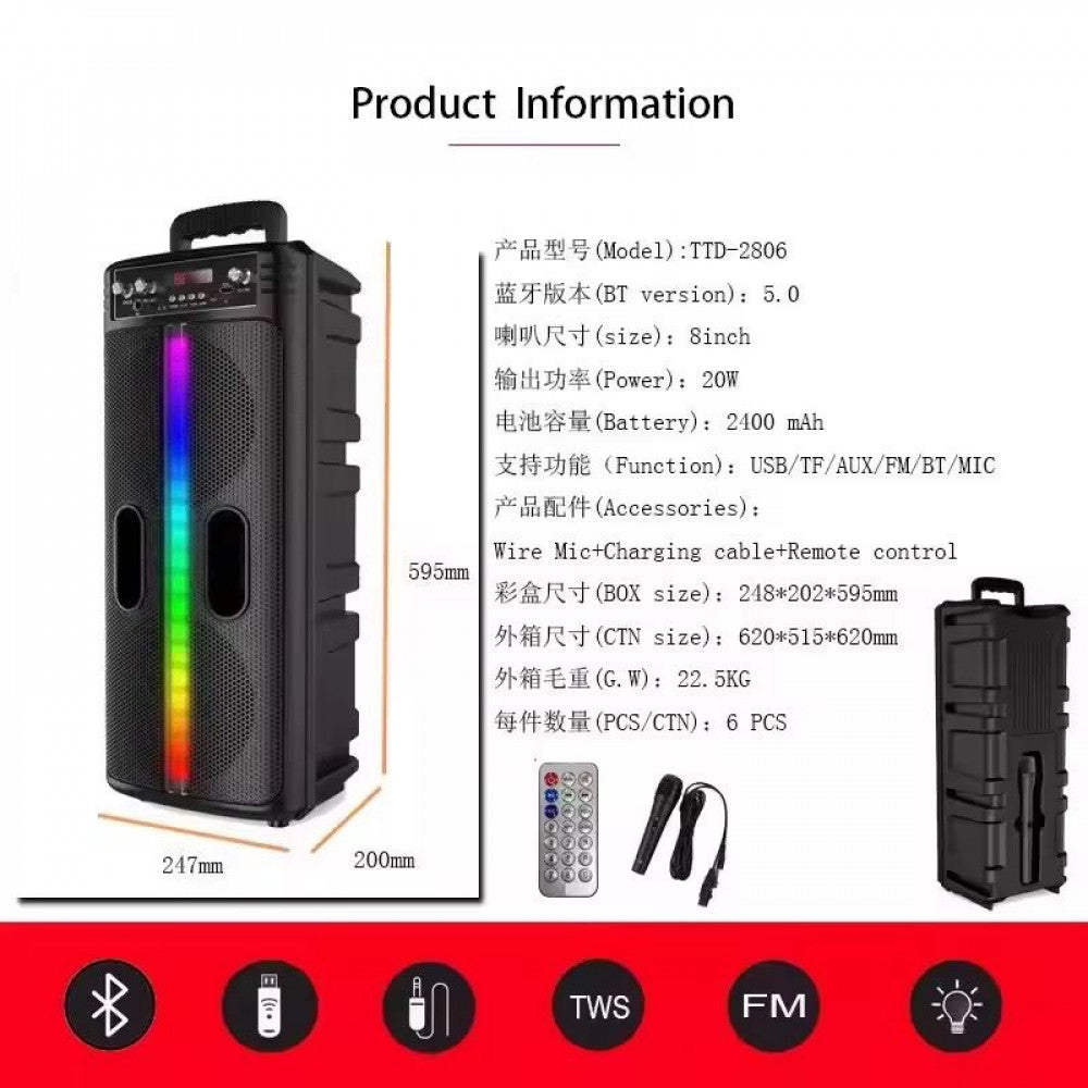 Bluetooth speaker for transfer - TTD-2806