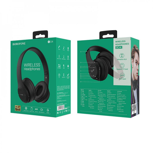 Bluetooth headphones Borofone BO4 Charming – Black