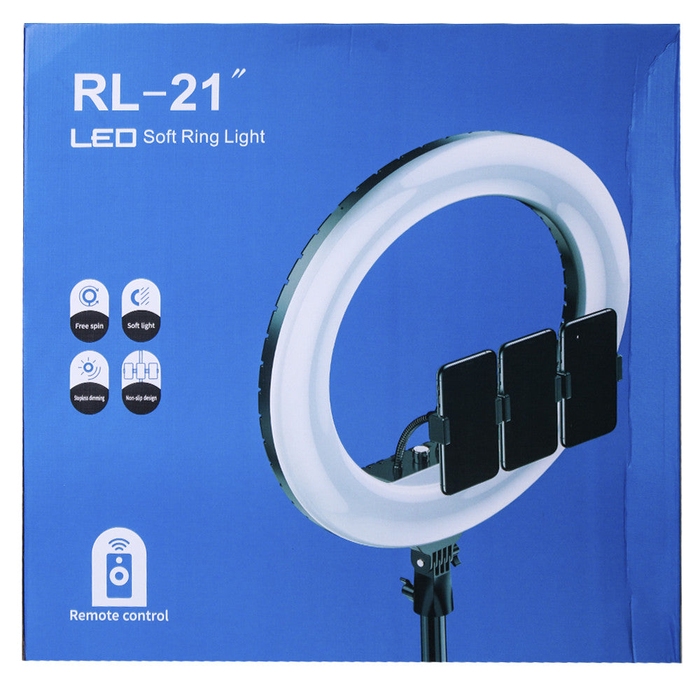Studio LED Ring Light (54 cm) RL-21 Professional with Remote Control