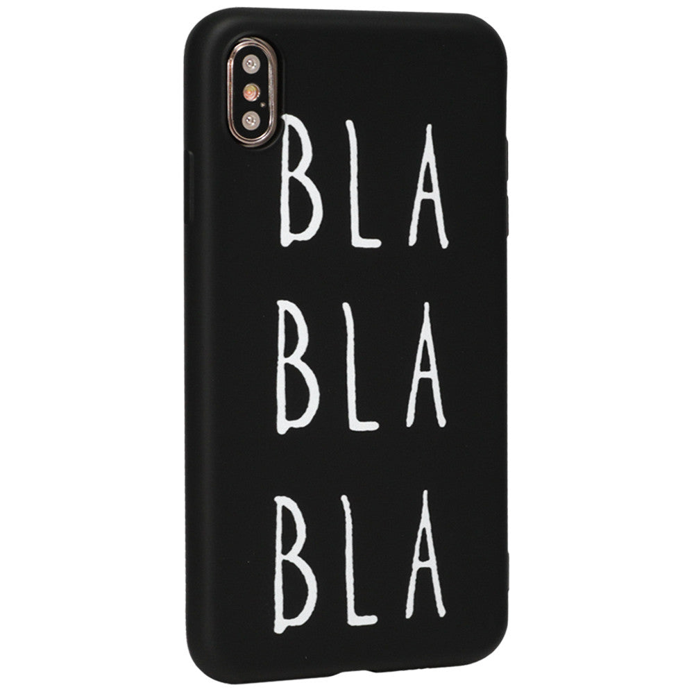 Viva Print Case iPhone XS Max — 19 Bla Bla Bla