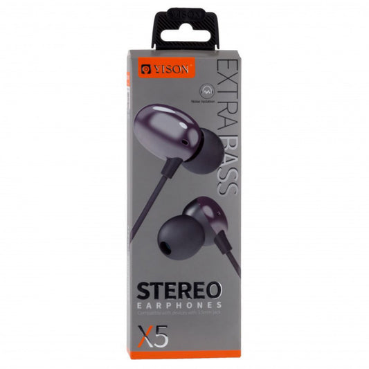 Headphones with microphone 3.5mm Yison X5 – Black