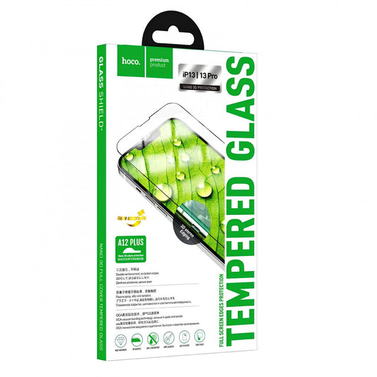 Zahisne sklo Hoco A12 Plus Nano 3D full screen iPhone 13 mini 5.4" - Black