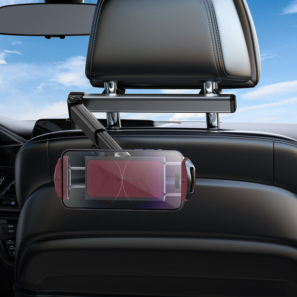 Автодержатель раздвижной на подголовник сиденья — Hoco H69