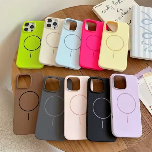 Накладка Чехлы Silicone Case HC with MagSafe — iPhone 17 Pro — Light Purple