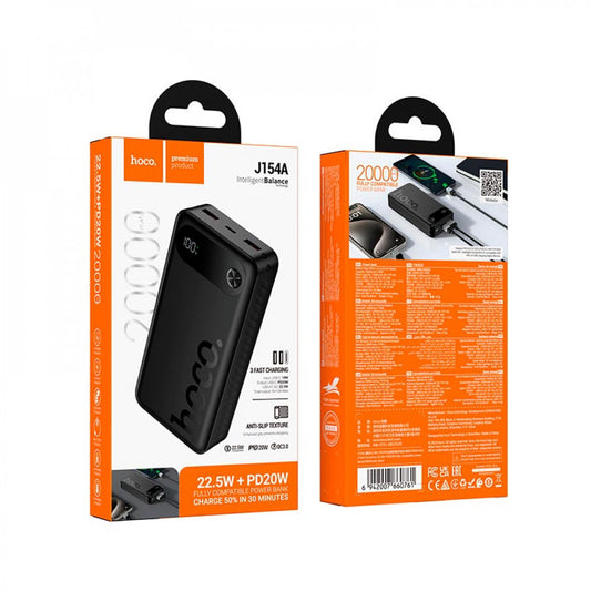 Power Bank 20000 mAh | 22.5W+PD20W — Hoco J154A — White