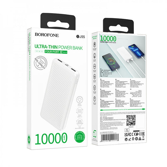 Power Bank 10000 mAh – Borofone BJ55 – White