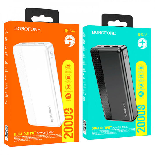 Power Bank 20000 mAh – Borofone BJ24A – Black