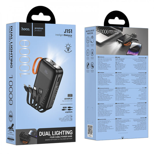 Power Bank 10000 mAh Hoco J151 — Black