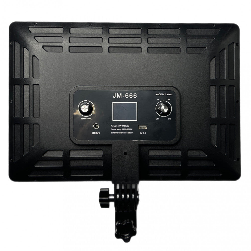 Video light lamp LED JM666 36x25 cm 416 Lights 3200K-5500K