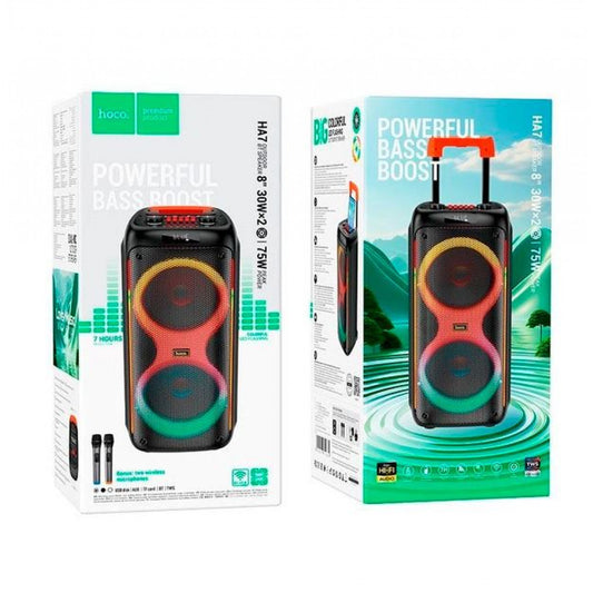 Bluetooth Speaker & 2 Microphones – Hoco HA7