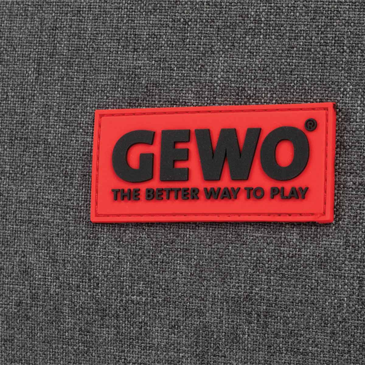 Racket case Gewo Single Cover Spy Gray/Red (113498230)