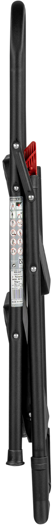 Drabine Rolser Taburete M/10 UNE 2 pieces Negro (MET003-1023)