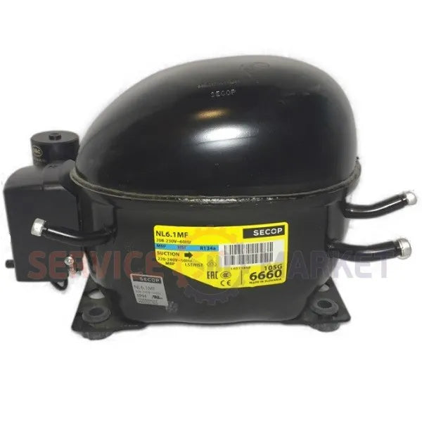 Compressor for refrigerator SECOP (DANFOSS) NL6.1MF R134a 271W (with CSIR/RSIR trigger relay)