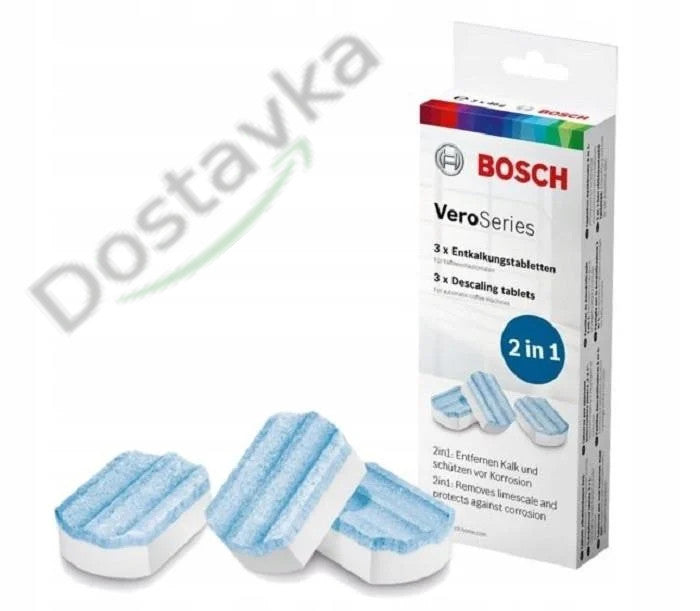 Anti-scale tablets TCZ8002 (3 pcs.) for coffee machines Vero/EQ Bosch