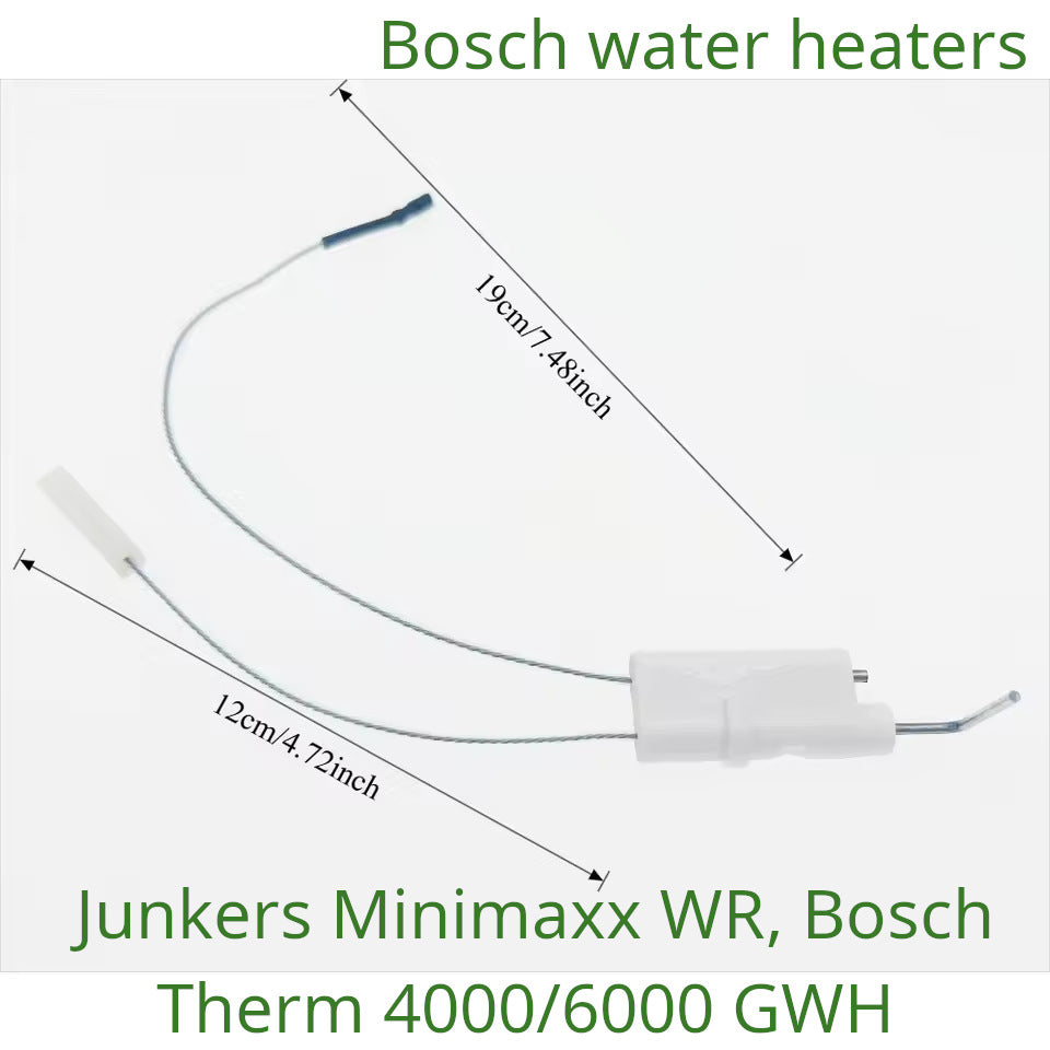 Bosch Gas Water Heater Ignition Electrode WR, Therm 4000 (87081070130)