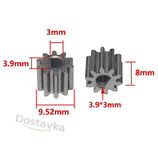 Battery-Powered Gadgets Metal Gear 10 Teeth D-Hole 3*3.9mm