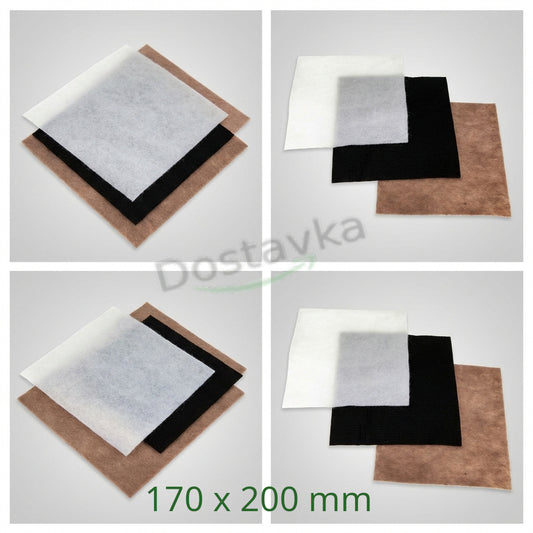 Vacuum cleaner Universal three-layer filter FP 16 (165x100/ 170x200)