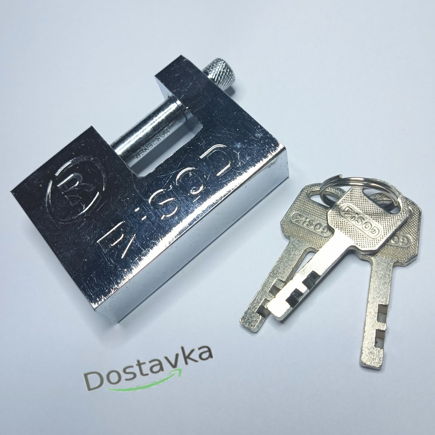 Padlock “BISOD” (chrome) 70*50 25*d10
