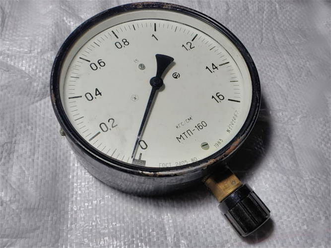 USSR Pressure Gauge Technical MTP-160 (M20x1.5, 160mm)